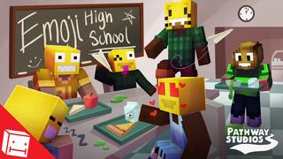 Thumbnail of the Minecraft Bedrock Marketplace product Emoji High School created by Pathway Studios.