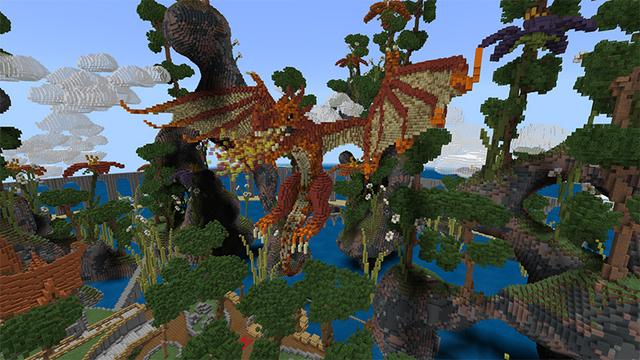 Screenshot of the Minecraft Bedrock Marketplace product Enchanted created by Pathway Studios.