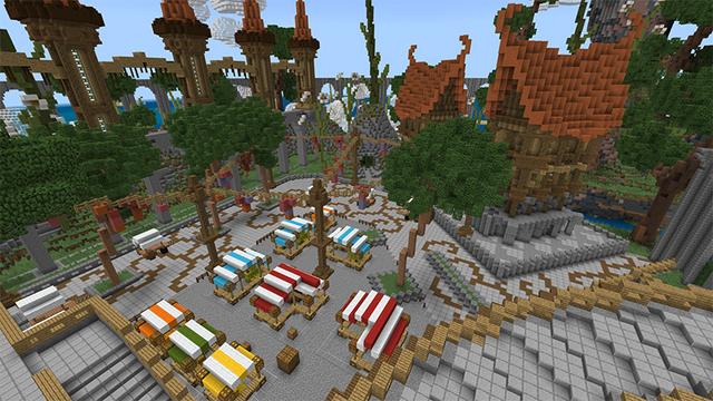 Screenshot of the Minecraft Bedrock Marketplace product Enchanted created by Pathway Studios.
