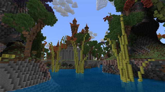 Screenshot of the Minecraft Bedrock Marketplace product Enchanted created by Pathway Studios.