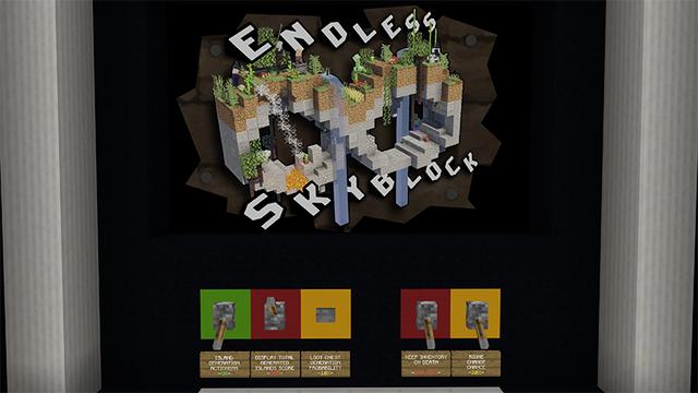 Screenshot of the Minecraft Bedrock Marketplace product Endless Skyblock created by Pathway Studios.