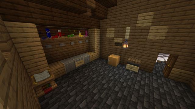 Screenshot of the Minecraft Bedrock Marketplace product Escape Room: Mountain Cabin created by Pathway Studios.