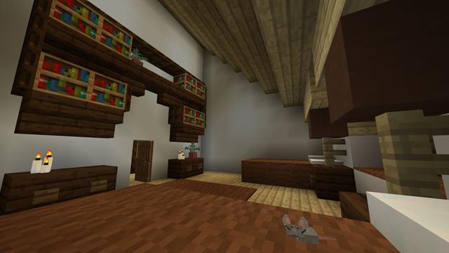 Screenshot of the Minecraft Bedrock Marketplace product Escape Room: Mountain Cabin created by Pathway Studios.
