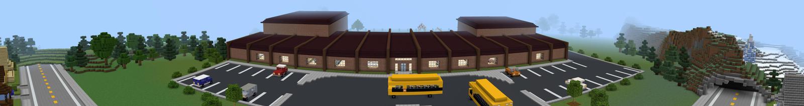 Panorama of the Minecraft Bedrock Marketplace product Escape Room: School created by Pathway Studios.