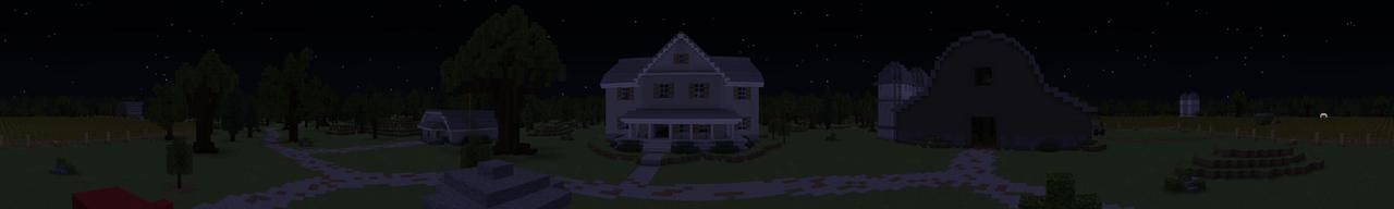 Panorama of the Minecraft Bedrock Marketplace product Escape the Nightmare created by Pathway Studios.