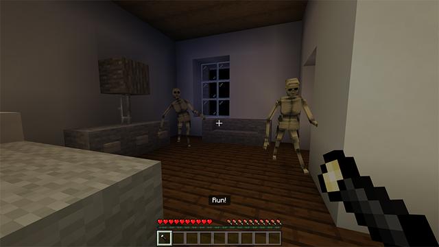 Screenshot of the Minecraft Bedrock Marketplace product Escape the Nightmare created by Pathway Studios.