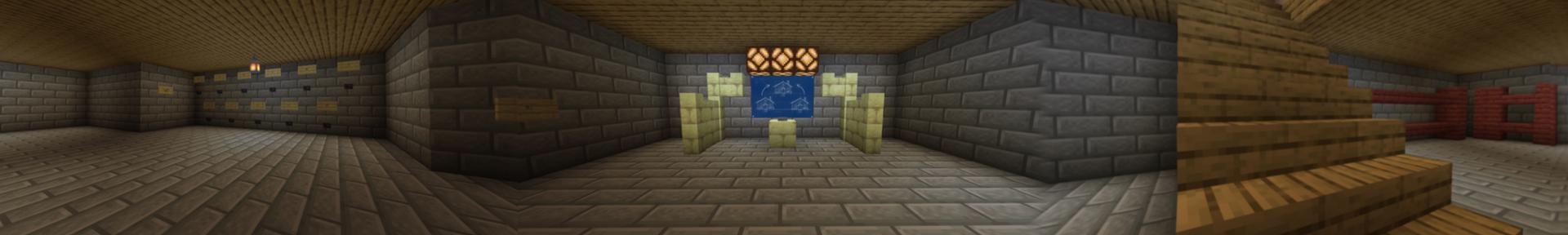 Panorama of the Minecraft Bedrock Marketplace product Escape Together created by Pathway Studios.