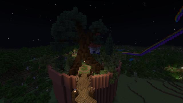 Screenshot of the Minecraft Bedrock Marketplace product Fairy Garden created by Pathway Studios.