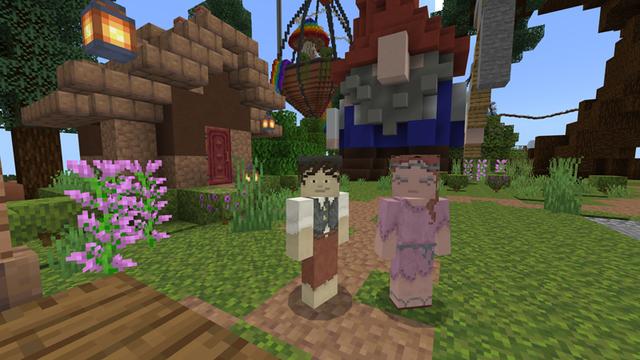 Screenshot of the Minecraft Bedrock Marketplace product Fairy Garden created by Pathway Studios.