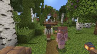 Screenshot of the Minecraft Bedrock Marketplace product Fairy Garden created by Pathway Studios.