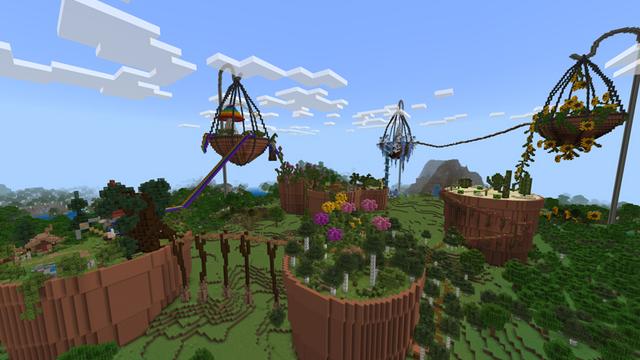 Screenshot of the Minecraft Bedrock Marketplace product Fairy Garden created by Pathway Studios.