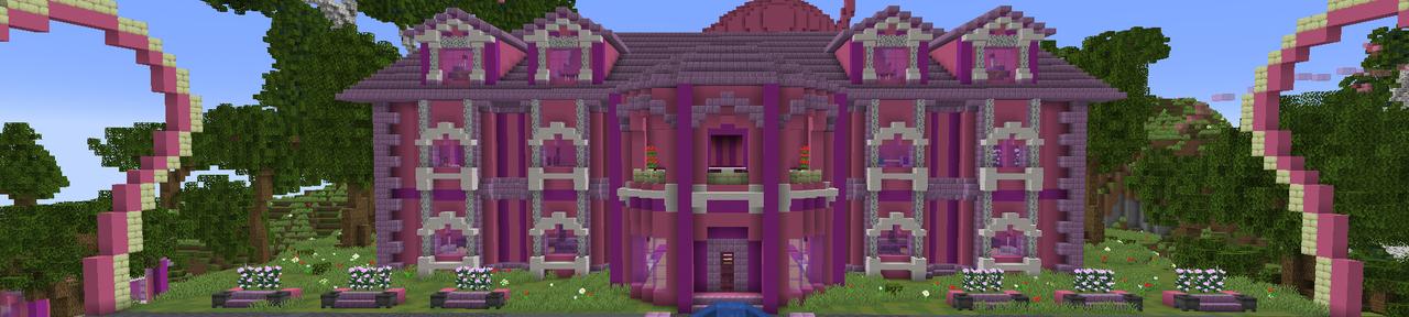 Panorama of the Minecraft Bedrock Marketplace product Flamingo Furniture created by Pathway Studios.