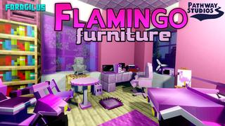 Thumbnail of the Minecraft Bedrock Marketplace product Flamingo Furniture created by Pathway Studios.