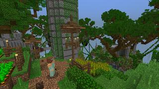 Screenshot of the Minecraft Bedrock Marketplace product Floating Kingdom created by Pathway Studios.