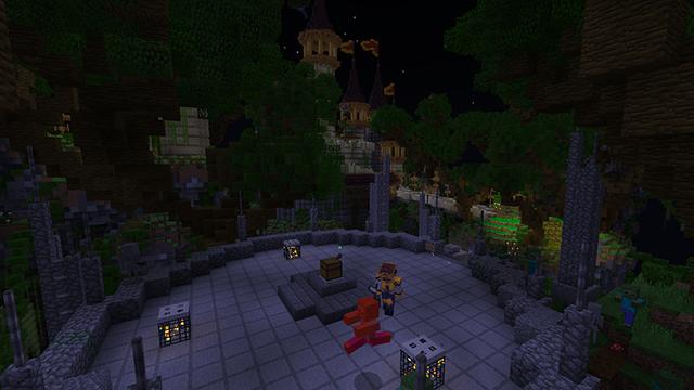 Screenshot of the Minecraft Bedrock Marketplace product Floating Kingdom created by Pathway Studios.