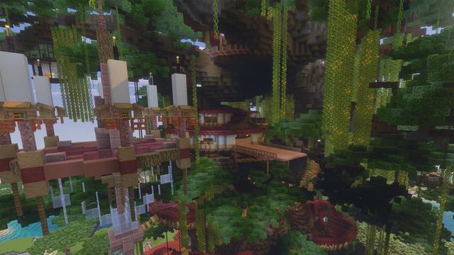 Screenshot of the Minecraft Bedrock Marketplace product Forest Furniture created by Pathway Studios.