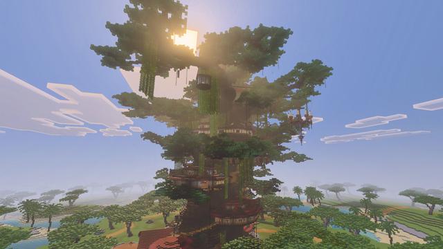 Screenshot of the Minecraft Bedrock Marketplace product Forest Furniture created by Pathway Studios.