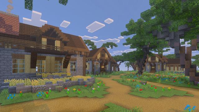 Screenshot of the Minecraft Bedrock Marketplace product Forest Furniture created by Pathway Studios.
