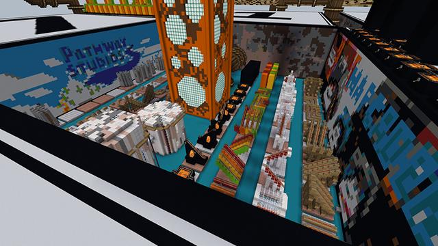 Screenshot of the Minecraft Bedrock Marketplace product G-Force Factory created by Pathway Studios.
