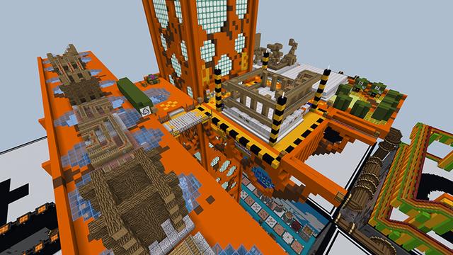 Screenshot of the Minecraft Bedrock Marketplace product G-Force Factory created by Pathway Studios.