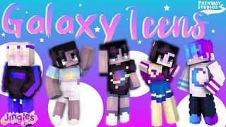 Thumbnail of the Minecraft Bedrock Marketplace product Galaxy Teens created by Pathway Studios.