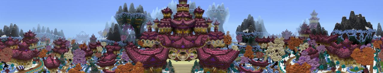Panorama of the Minecraft Bedrock Marketplace product Gift Hunt created by Pathway Studios.