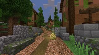Screenshot of the Minecraft Bedrock Marketplace product Gloomy Village created by Pathway Studios.
