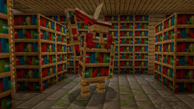 Screenshot of the Minecraft Bedrock Marketplace product Golem Mania Add-On created by Pathway Studios.