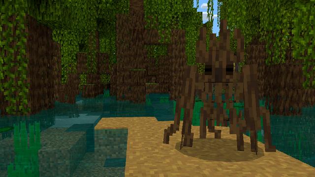 Screenshot of the Minecraft Bedrock Marketplace product Golem Mania Add-On created by Pathway Studios.