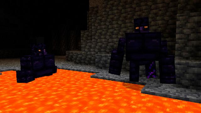 Screenshot of the Minecraft Bedrock Marketplace product Golem Mania Add-On created by Pathway Studios.