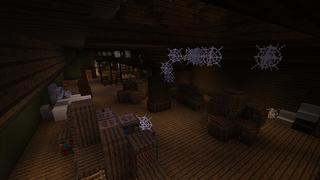 Screenshot of the Minecraft Bedrock Marketplace product Grandma's Horror House created by Pathway Studios.