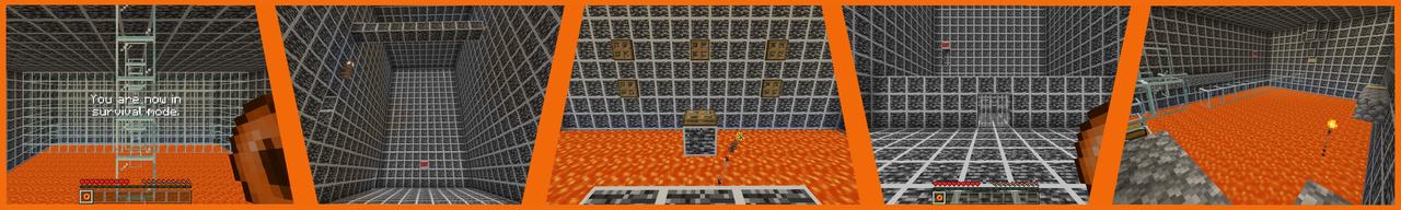 Panorama of the Minecraft Bedrock Marketplace product Hardest Escape Room Ever! created by Pathway Studios.