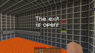Screenshot of the Minecraft Bedrock Marketplace product Hardest Escape Room Ever! created by Pathway Studios.