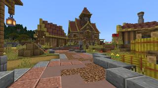 Screenshot of the Minecraft Bedrock Marketplace product Hitzewelle überleben created by Pathway Studios.