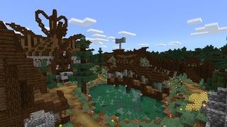 Screenshot of the Minecraft Bedrock Marketplace product Hengisfjord created by Pathway Studios.