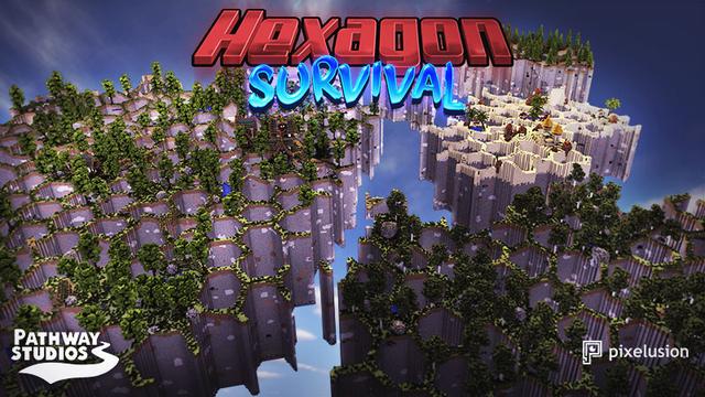 Thumbnail of the Minecraft Bedrock Marketplace product Hexagon Survival created by Pathway Studios.