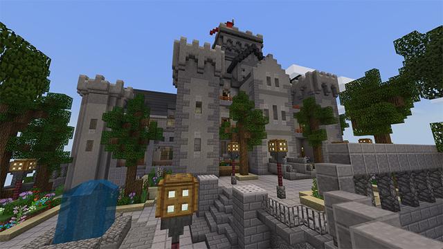 Screenshot of the Minecraft Bedrock Marketplace product Hillside Manor created by Pathway Studios.