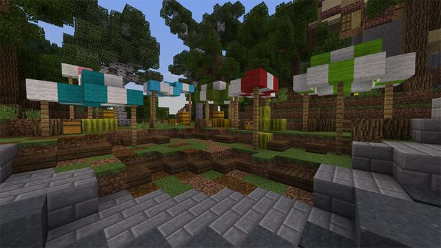 Screenshot of the Minecraft Bedrock Marketplace product Hillside Manor created by Pathway Studios.