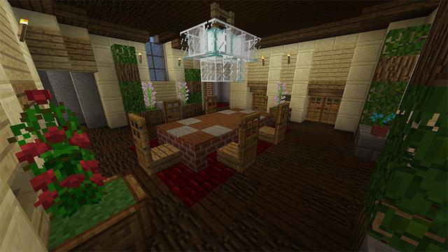 Screenshot of the Minecraft Bedrock Marketplace product Hillside Manor created by Pathway Studios.