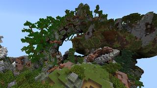 Screenshot of the Minecraft Bedrock Marketplace product Hoops created by Pathway Studios.