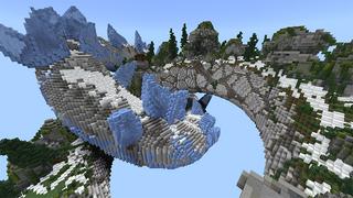 Screenshot of the Minecraft Bedrock Marketplace product Hoops created by Pathway Studios.