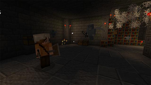 Screenshot of the Minecraft Bedrock Marketplace product Hourglasses created by Pathway Studios.