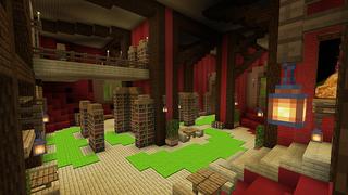 Screenshot of the Minecraft Bedrock Marketplace product Huerta Ville created by Pathway Studios.
