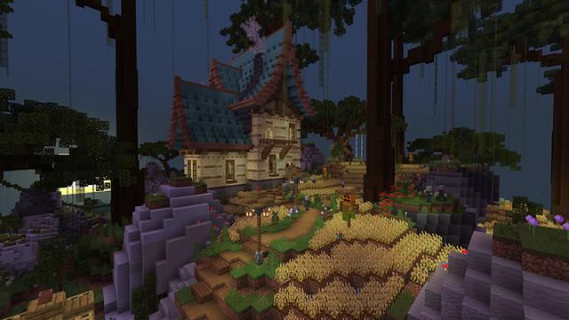 Screenshot of the Minecraft Bedrock Marketplace product Hylarion Skylands created by Pathway Studios.