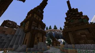 Screenshot of the Minecraft Bedrock Marketplace product Icetorg created by Pathway Studios.