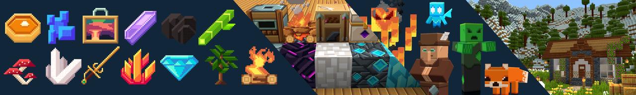 Panorama of the Minecraft Bedrock Marketplace product Idyllic created by Pathway Studios.