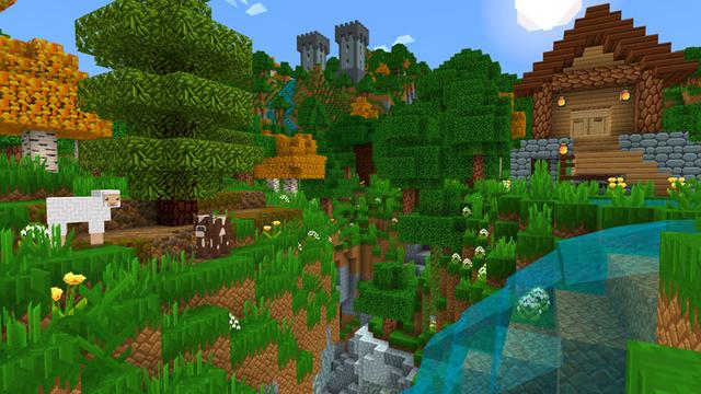 Screenshot of the Minecraft Bedrock Marketplace product Idyllic created by Pathway Studios.