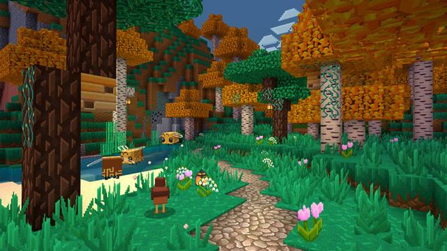 Screenshot of the Minecraft Bedrock Marketplace product Idyllic created by Pathway Studios.