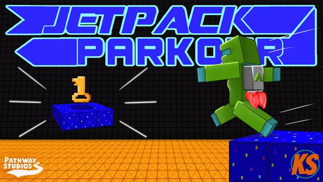 Thumbnail of the Minecraft Bedrock Marketplace product Jetpack Parkour created by Pathway Studios.