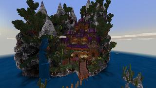 Screenshot of the Minecraft Bedrock Marketplace product Journey on the Island created by Pathway Studios.